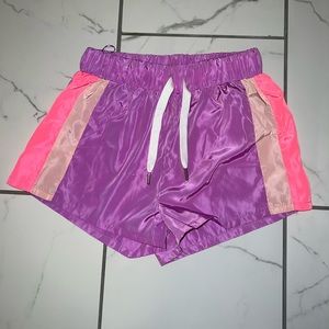 fashion nova we out here blush, pink, purple lounge shorts